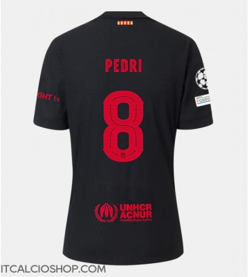 Barcelona Pedri Gonzalez #8 Seconda Maglia 2024-25 Manica Corta